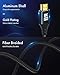 KELink 10K 8K 4K HDMI Cable 20FT, Ultra High Speed HDMI Braided Cord, Supports 4K/120Hz, 8K/60Hz, 48Gbps DTS:X, HDCP 2.2 & 2.3, HDR 10, HDMI 2.1 Cable
