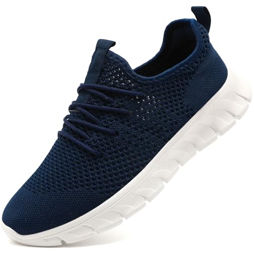 Image of Mens Running Shoes Slip On Tennis Walking Sneakers Workout Athletic Lightweight Casual Sport Shoes