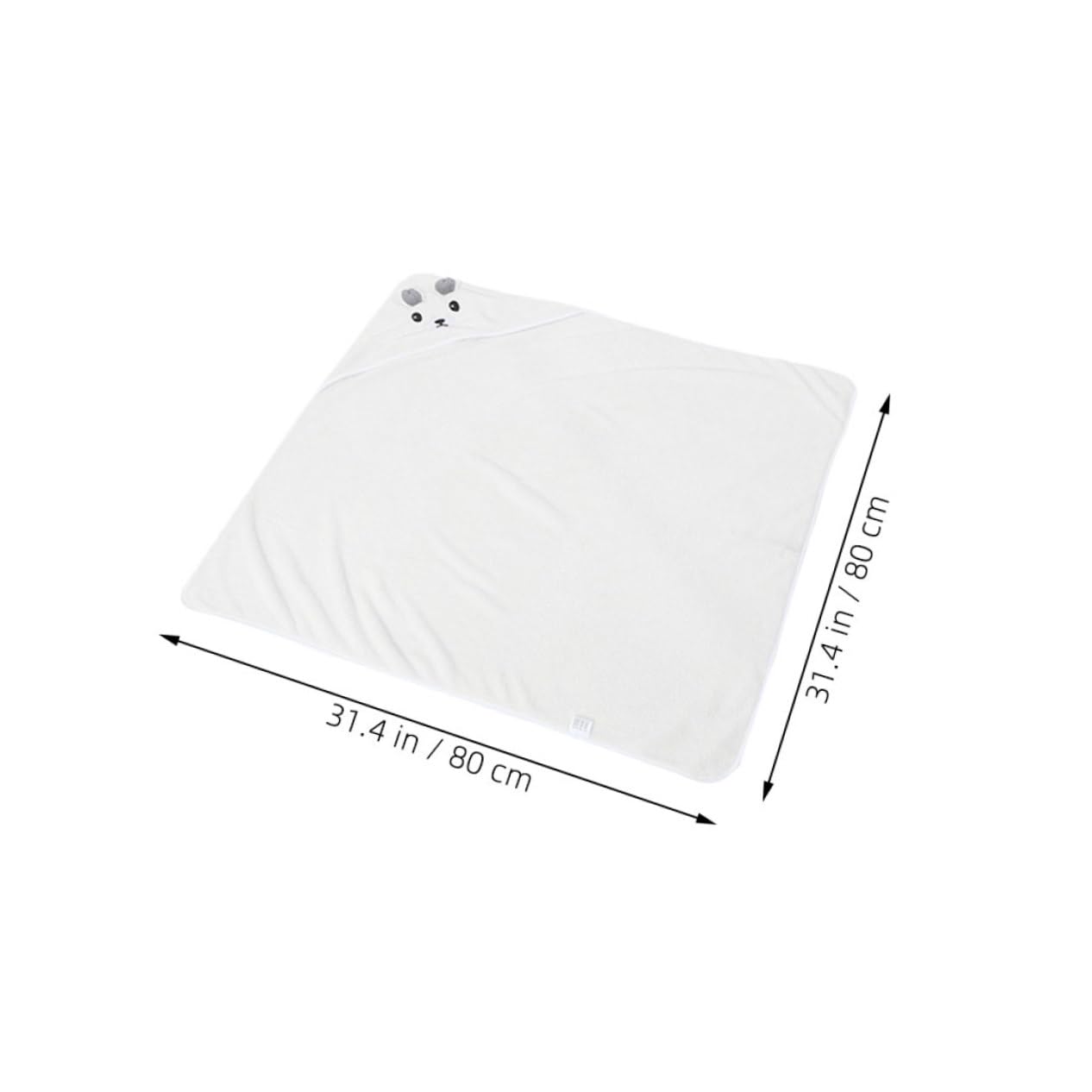 Abaodam 2Pcs Hooded Bath Towel Coral Fleece Absorbent Shower Robe for Boy Girl and Soft and Comfortable Bathing Cape for Home Beach Use Adorable Animal Design