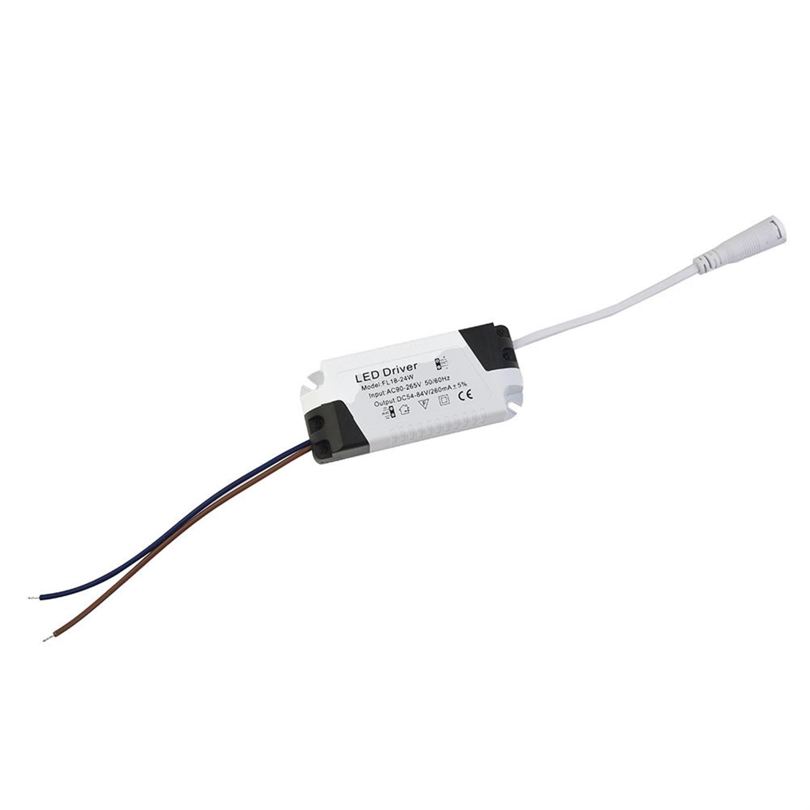 FCARUMIQP 1-24W LED Driver AC 110V 220V to 24V Lighting Strip Ceilling Lamp Power Supply Adapter(18-24W)