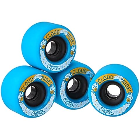 Cloud Ride! Wheels Ozone 70mm 83A Longboard Wheels Teal Cover