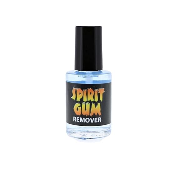 Spirit Gum Adhesive and Remover - Combo Pack of 0.5 Fl. Oz. Prosthetic Skin Adhesive & 0.5 Fl. Oz Spirit Gum Remover