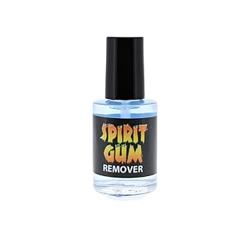Spirit Gum Adhesive and Remover - Combo Pack of 0.5 Fl. Oz. Prosthetic Skin Adhesive & 0.5 Fl. Oz Spirit Gum Remover