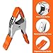 PONY 6-inch, 4-inch Heavy Duty Metal Spring Clamps Set, 2-inch, 1-inch Jaw opening, with Protective Handles and Tips, 10-piece