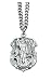 Men's & Women's St Michael Police Officer Service Necklace & Prayer Card Set