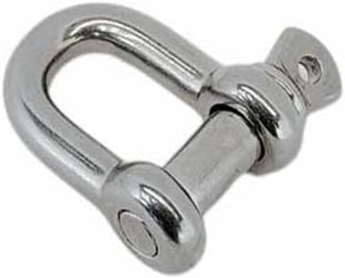 4 Pcs Marine Boat Forged 1/2" Screw Pin Chain Shackle 3,000 Lb WLL Stainless Steel T316