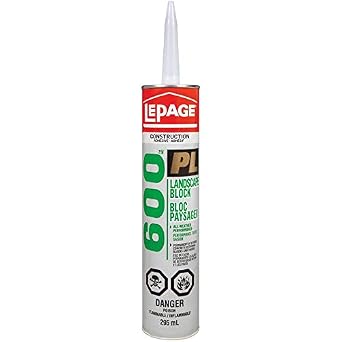 295mL PL 600 Landscape Block Construction Adhesive