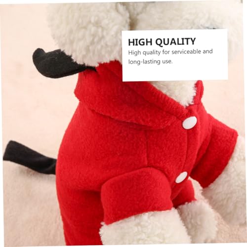 Disfraz Halloween diablito para perro talla XL miniatura 3