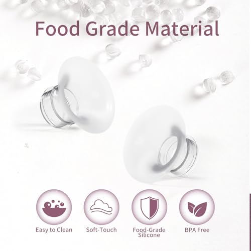 Accesorios reemplazo extractor leche silicona 2 pzas 17mm miniatura 3