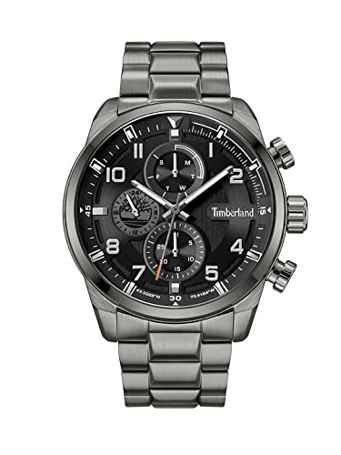 Timberland Reloj Analógico para Hombres de Cuarzo con Correa en Acero aleado TDWGK2201104