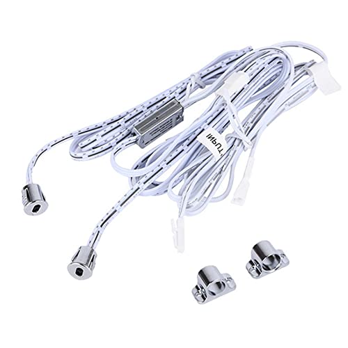 STBTECH Interruttore di porta con sensore di movimento DC 12 V/24 V 4 A, luci dell'armadio