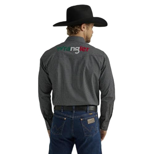 Chemise Wrangler homme manches longues Mexique idéale pour vos sorties et soirées d'été