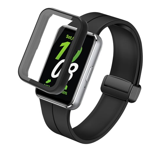 RoSoki Samsung Galaxy Fit 3 �Ή� �P�[�X �ی�J�o�[ �X�}�[�g�E�H�b�`�P�[�X �����K���X ��̌^ �ϏՌ� PC�f�� �����^ �J�o�[ ���h�~ �������� �ϏՌ� �S�ʕی� �E���ȒP �y�� Samsung Galaxy Fit 3 ��
