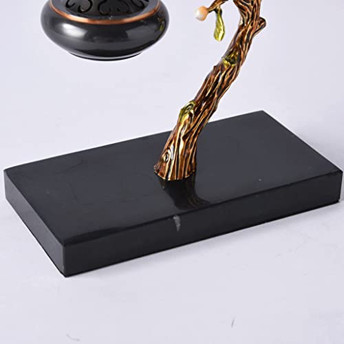 N/A Incense Burner Yellow Copper Home Indoor Antique Tower Incense Sandalwood Incense Burner Incense For Buddha #TOP1