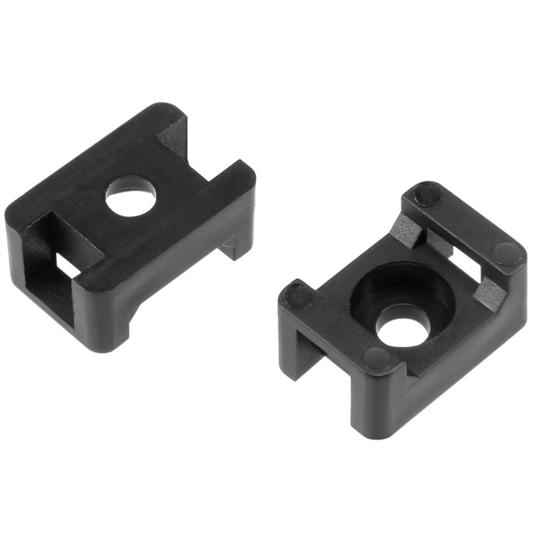 ROWORKX Cable Saddle Clips with 5.2mm Hole, 52Pcs Saddle Type Wire Holders