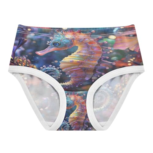 Olorful Seahorse Underwater Toddler Girls's Underwear 2T 202b8722