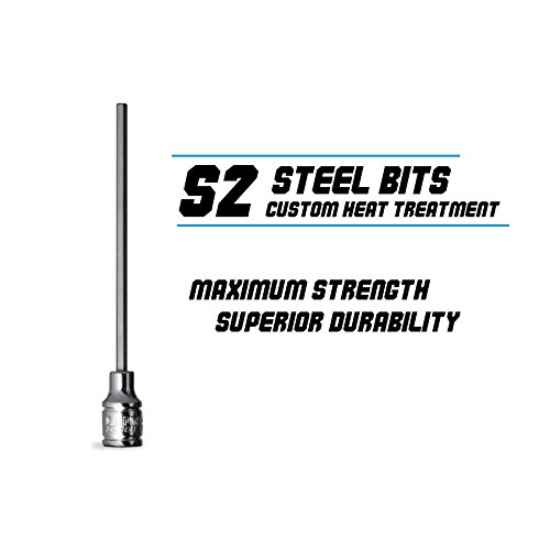 Capri Tools Long Hex Bit Socket Set, Metric, Advanced Series, 7-Piece #TOP1