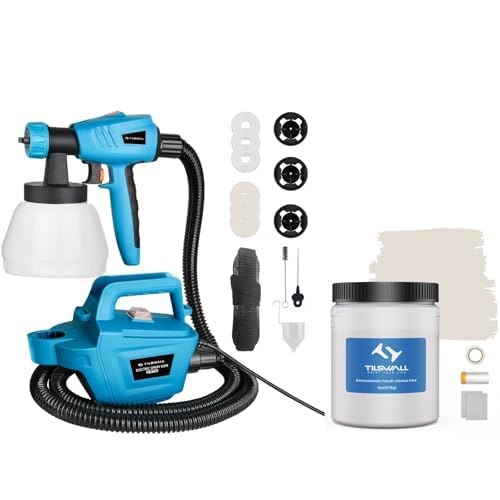 Pistolet a Peinture Tilswall 800W Application Peinture sans Dilution