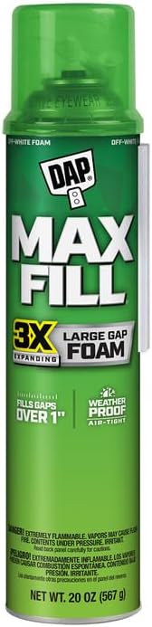 12-Pack of 20 oz Dap 20012 Touch ’N Foam Max Fill Maximum Expanding Sealant