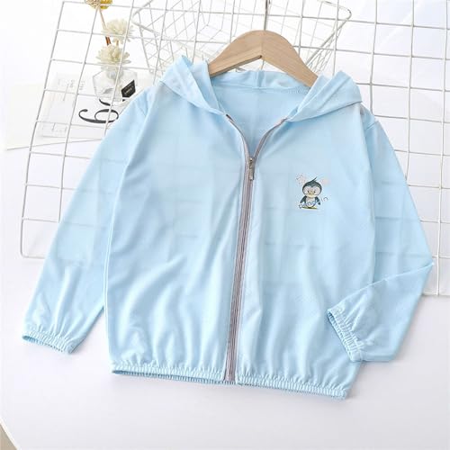 Kids Zip-Up Hoodie Rash Guard Shirt Girls Boys Sun Protection Hooded Jacket Long Sleeve Outdoor Lightweight2