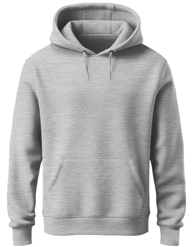 Image of XENOVAURBAN Unisex Cotton Fleece Solid Plain Hoodie - Pack of 1