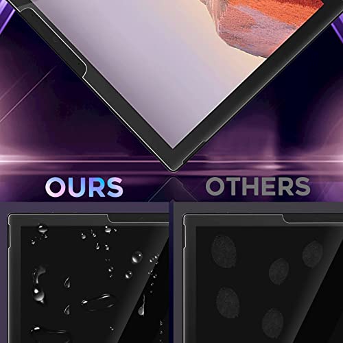 Image of Orzero 2 Pack Compatible for Surface Pro 7 Plus /7 /6 /5 /4 Tempered Glass Screen Protector, 2.5D Arc Edges 9H Anti-Scratch HD