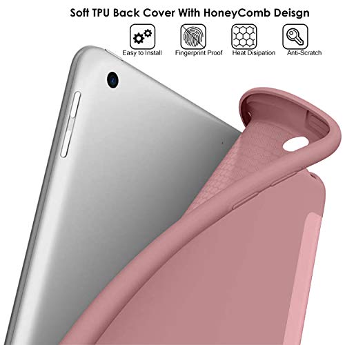 Image of DuraSafe Cases for iPad Air 4 5 6 Gen 2020 2022 2024 Air 11 A2588 A2589 A2591 A2316 MM9E3HN /A MM9D3HN /A MME23HN /A MM9C3HN /A MM9F3HN /A MYFQ2HN /A MYFM2HN /A MYFR2HN /A MYFP2HN /A MM9N3HN /A - Rose Gold