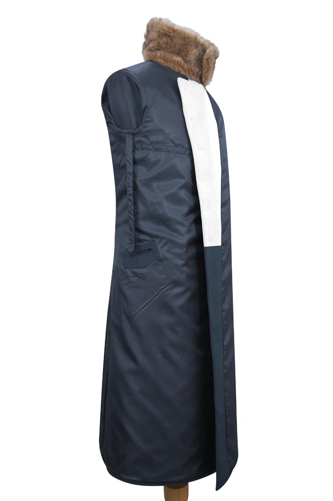 Militaryharbor Luftwaffe General Artificial Fur Collar Gabardine Greatcoat