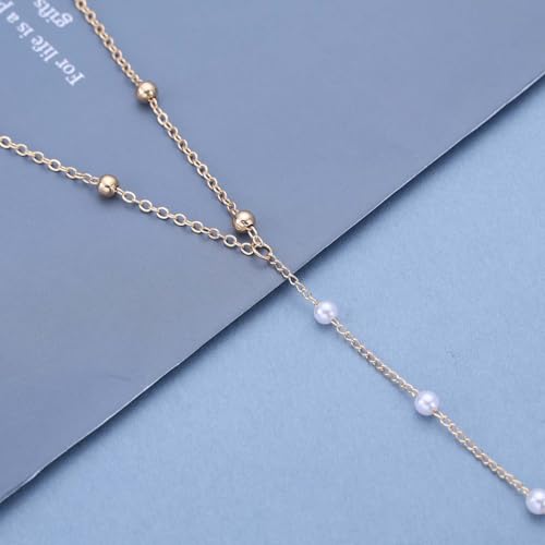 Bracelet bohème en perles dorées léger et ajustable