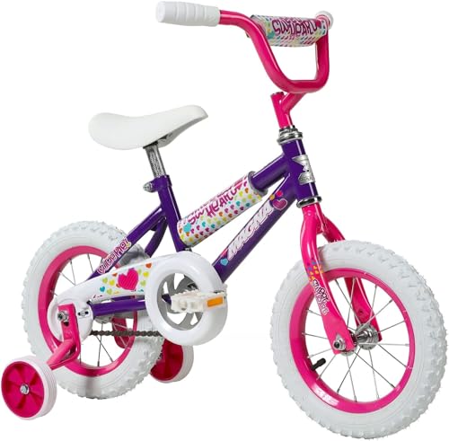 Image of Dynacraft Magna Sweetheart 12 inch-20 inch Children's Bike for Ages 3-14 Years - Fun and Stylish Design, Sturdy and Durable, Perfect for Kids Learning to Ride, Easy to Assemble, Ideal for Young Riders