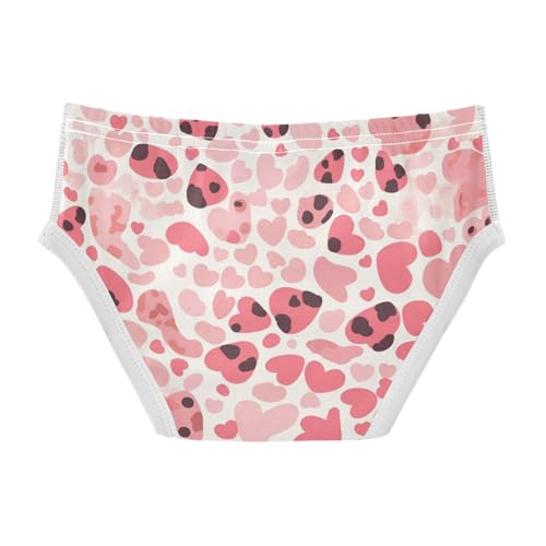 KLL Pink Glitter Leopard Print Little Boys Pure Cotton Briefs Underwear Cute Children Panties2