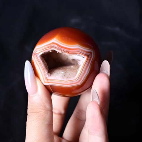 Agate rouge naturelle anti-stress, cristal décoratif pour purifier la maison