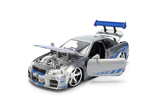 Jada Toys Coche Die-cast 1:24 Nissan Skyline GT-R 2002 miniatura 3