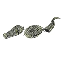 Riuulity Realistic Alligator Decoy, Lifelike Crocodile Head Prank Props Floating Fake Crocodile Decoy for Pool with Garden Decoration Plastic Pond Decor