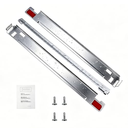 TOMOON KSTK1 Laundry Stacking Kit for 27' L-G Washer and Dryer - Solid Metal with Chrome Finish, Replaces WSTK1 (Silver) - Optimized for Space