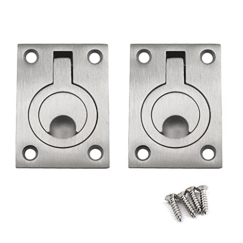 Zerniple 304 Edelstahl, bündiger Ring, Ziehgriff, versteckter Griff, Bootsbeschläge