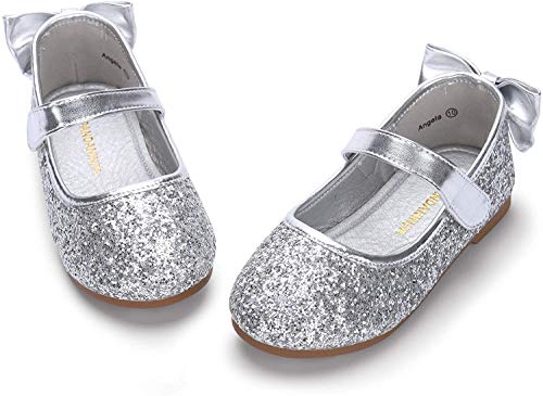 Image of PANDANINJIA Toddler Dress Shoes Flower Girls Ballet Flats