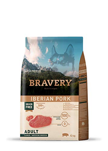 BRAVERY crocchette Maiale ibère per Cane 4 kg Taglia L/M
