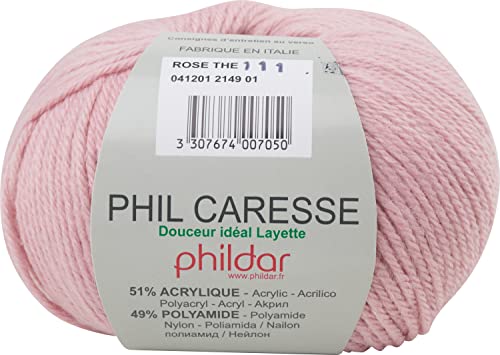 Phildar - Pelote de Laine Phil Caresse de 50g - Laine à Tricoter ...