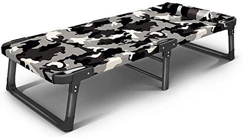 ADHW Camping recliner, with a folding bed mattress, the frame ferroalloy