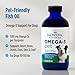 Nordic Naturals Omega-3 Pet, Unflavored - 8 oz - 1380 mg Omega-3 Per Teaspoon - Fish Oil for Medium to Large Dogs with EPA & DHA - Promotes Heart, Skin, Coat, & Immune Health
