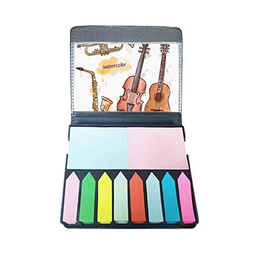 Note couleur marqueur aquarelle combinaison de musique autocollante
