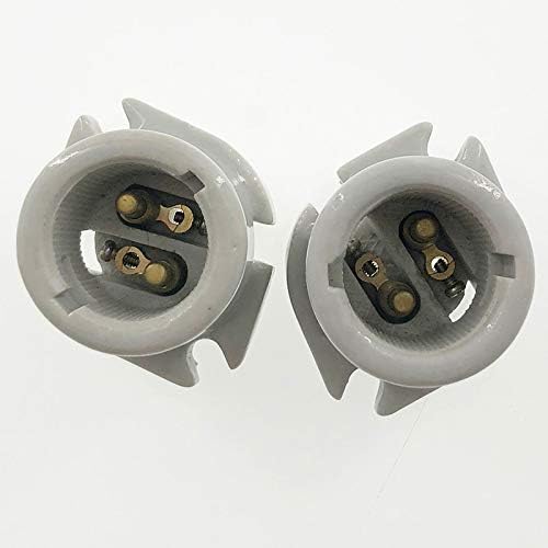 Lamp Bases B22 Ceramic Lamp Holder Screw Adapter Lamp Holder Converter Base Holder Socket For B22 Lamp Bulbs Pottery - (Color: White; Base Type: B22)