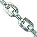 VULCAN Security Chain - Premium Case-Hardened - 5/16 Inch x 9 Foot (+/- 1.5 Inches) - Chain Cannot Be Cut with Bolt Cutters or Hand Tools Gray