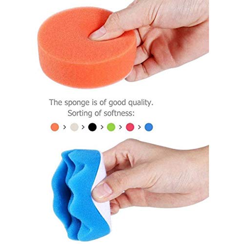 Spugna lucidante per auto, speciale 80 mm 11 pz