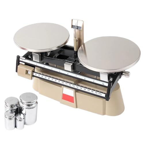 Mechanical Balance, Precision Double pan Balance, Laboratory Instrument, Medicine Tray Balance, Teaching Test Tool, Suitable for Food, Medicine School and Other Industries