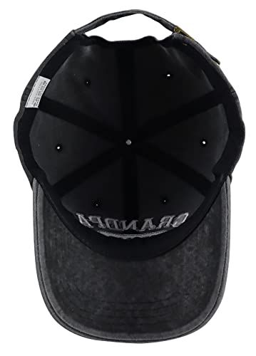 Image of New Grandpa Gifts for Men, Funny Grandpa Est 2025 Hat, Adjustable 3D Embroidered Best Grandfather Gift Baseball Cap