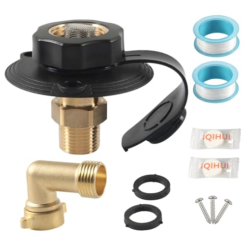 Cileznw Rv City Water Inlet, City Water Connection Rv, Water Connection, Boat Fittings, Rv Fill Adapter, Connection Multifunctio