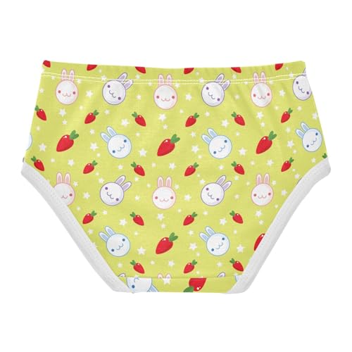 Little Girl Underwear Toddler Panties Kids Undies Rabbit Strawberry Cartoon Soft Cotton Briefs 2T-8Y2