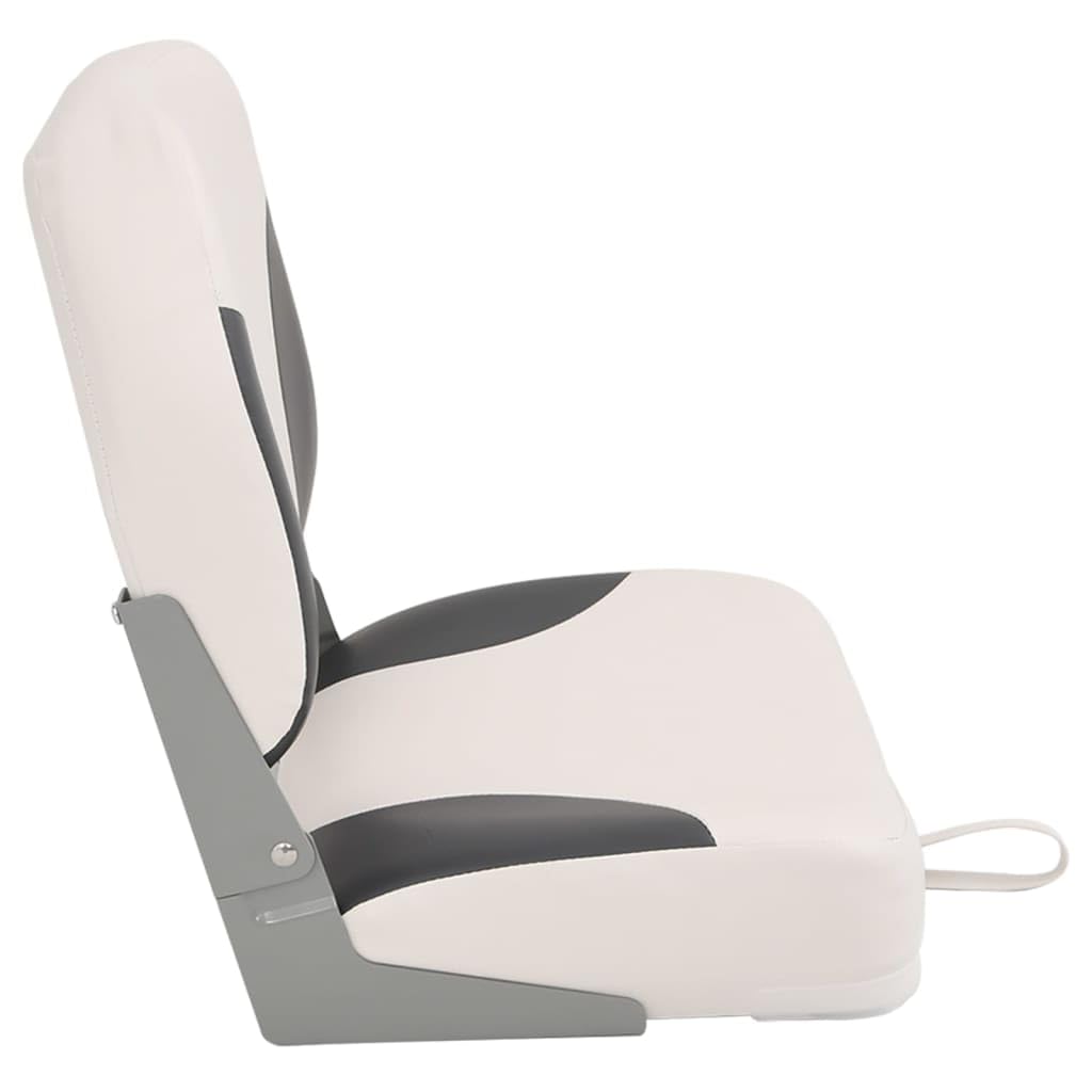 Sedile per barca con cinghia di fissaggio, pieghevole, 41 x 36 x 48 cm, sedia da barca, sedia da controllo per barche senza piede girevole e base